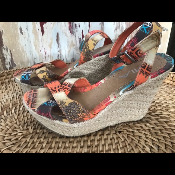 MIA Rita wedge sandals, size 7.5 - Picture 3 of 6
